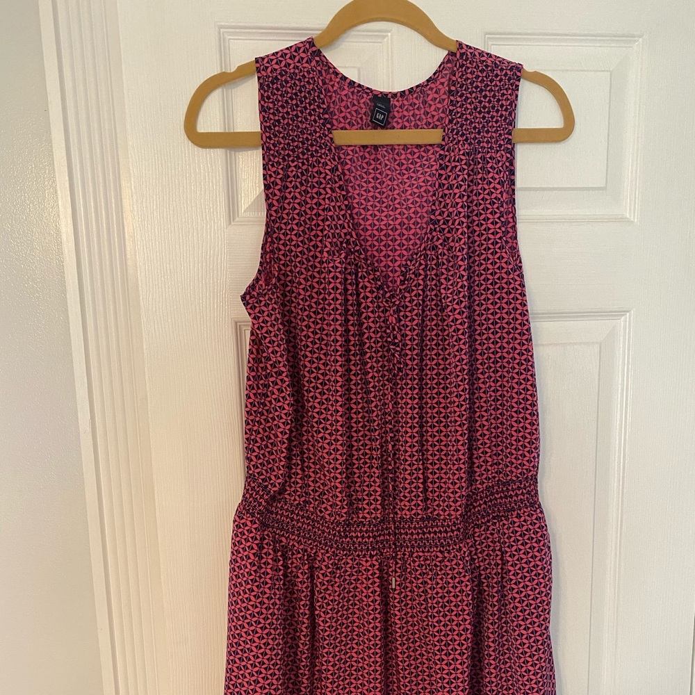 NWOT pink & blue dress